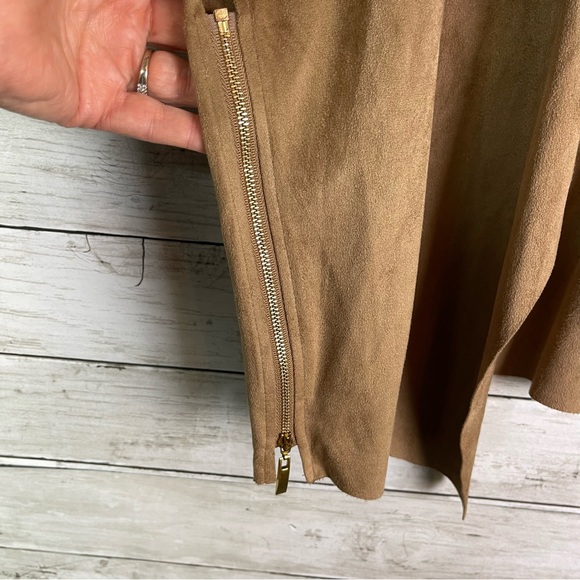 NWT Chico’s Faux Suede Cardigan Brown, size XL(3) - Picture 3 of 5